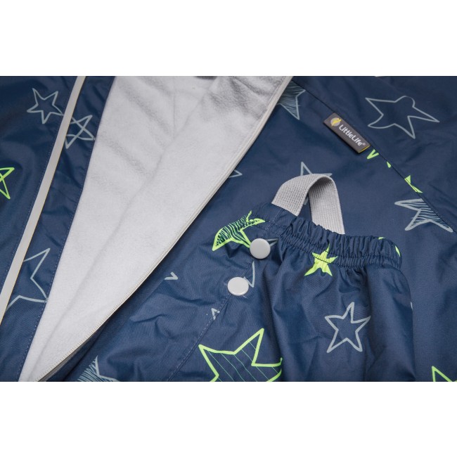 Kombinezon przeciwdeszczowy z podszewką All In One LittleLife - Stars 12-18m