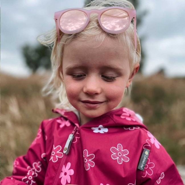 Kombinezon przeciwdeszczowy z podszewką All In One LittleLife - Flowers 18-24m
