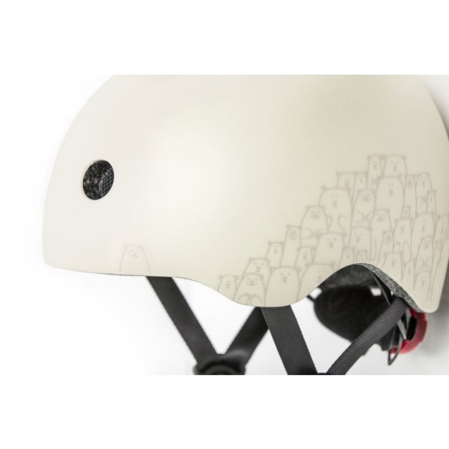 Kask z odblaskami SCOOTANDRIDE XXS-S 1-5 lat - Ash Bear
