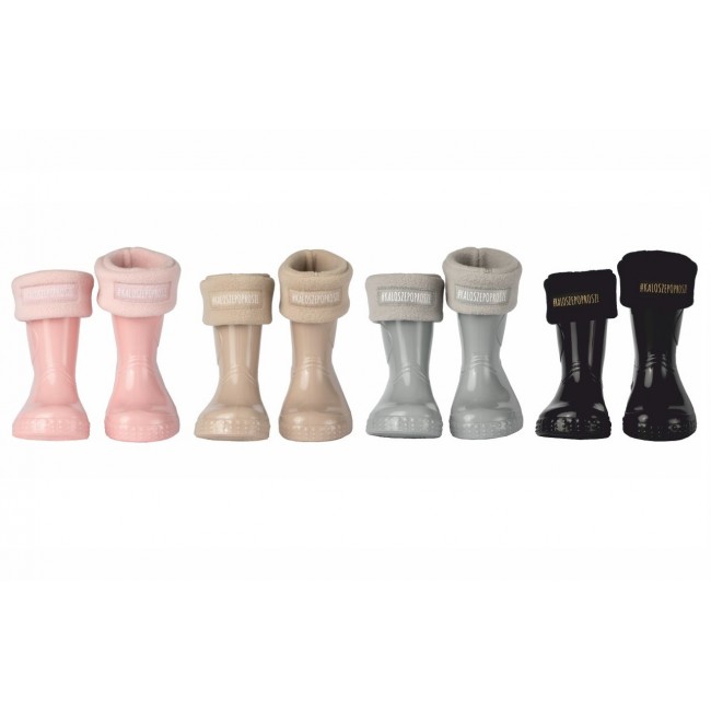 Ocieplacz polarowy Kalosze Poprosze - Czekoladowy L