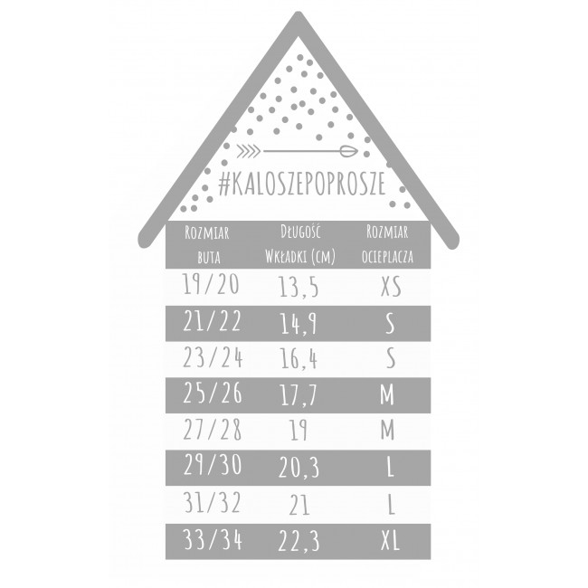 Ocieplacz polarowy Kalosze Poprosze - Czekoladowy L