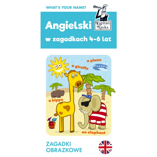 Zagadki obrazkowe. Angielski 4-6 lat. Kapitan Nauka