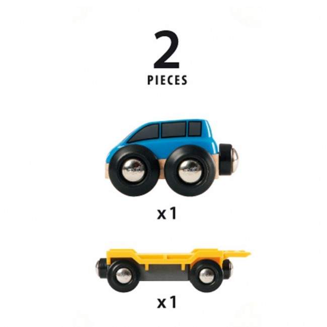 Wagon Laweta z Autem BRIO World