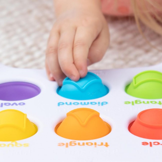 Bąbelki Dimpl Duo Fat Brain Toys - Kształty i Kolory