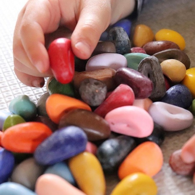 Kredki Crayon Rocks w pudełku 64 sztuki - 16 kolorów