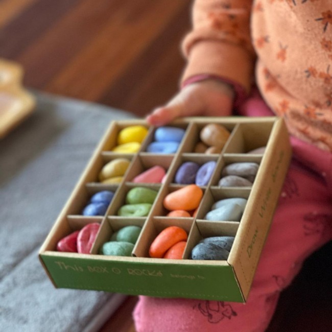 Kredki Crayon Rocks w pudełku 64 sztuki - 16 kolorów