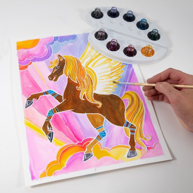 Zestaw do malowania Aquarellum SentoSphere - Pegazy