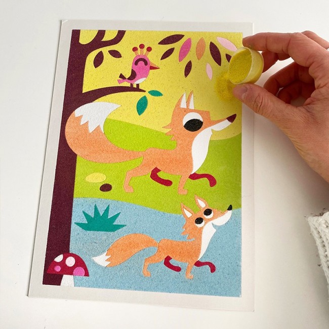 Zestaw do malowania piaskiem Sablimage Mini SentoSphere - Przyjaciele