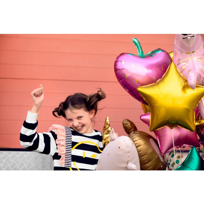 Balon foliowy Party Deco - Truskawka 42 x 45 cm