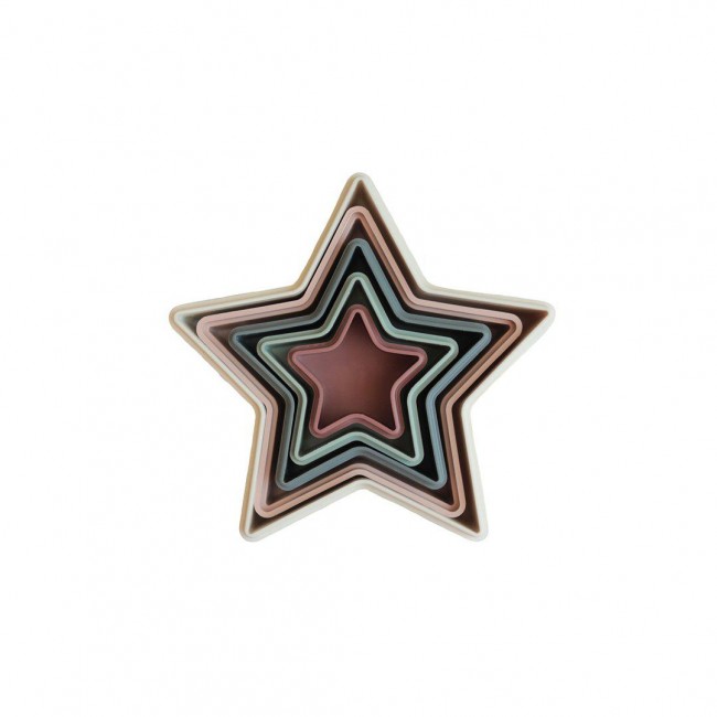 Piramidka sensoryczna Mushie - Nesting Star