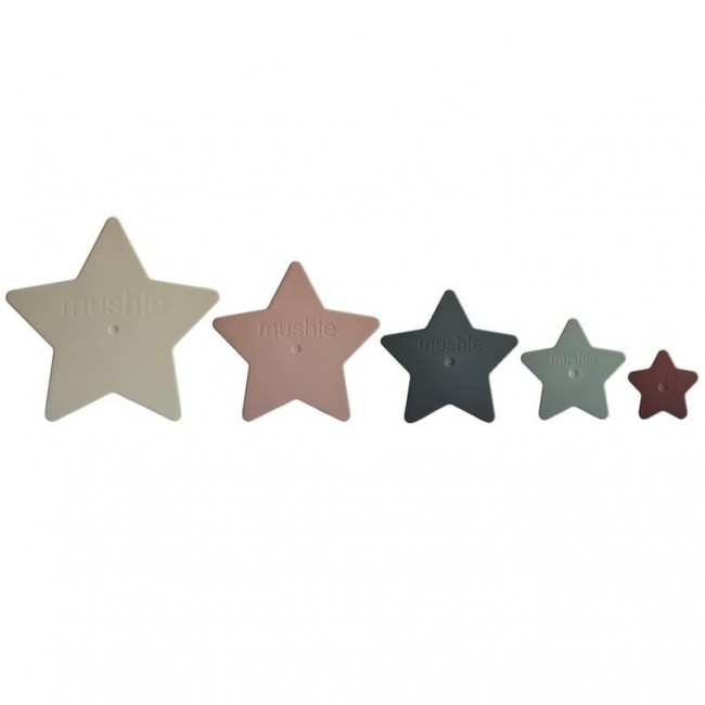 Piramidka sensoryczna Mushie - Nesting Star