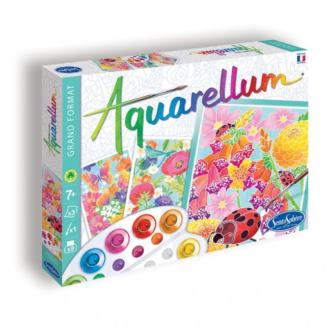 Zestaw do malowania Aquarellum SentoSphere - Kwiaty