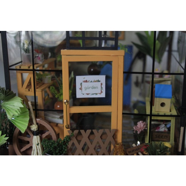 Składany Malowany Model Robotime - Mini Szklarnia