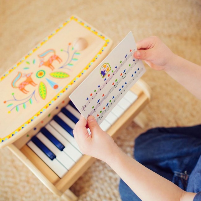Pianino elektroniczne Djeco - 18 klawiszy