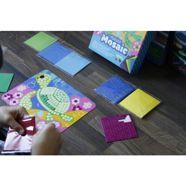 Zestaw artystyczny Apli Kids mozaika - Konik morski