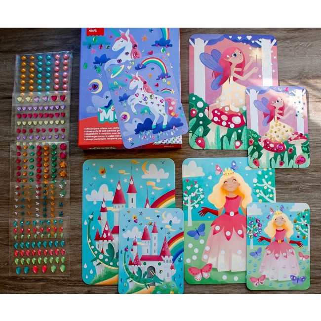 Zestaw artystyczny diamentowa mozaika Apli Kids
