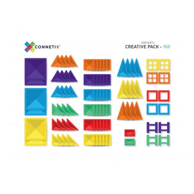 Klocki magnetyczne Connetix - Creative Pack 100 el.