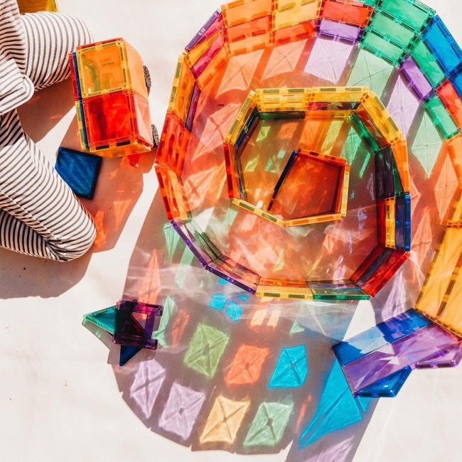 Klocki magnetyczne Connetix -  Rainbow Mega Pack 212 el.