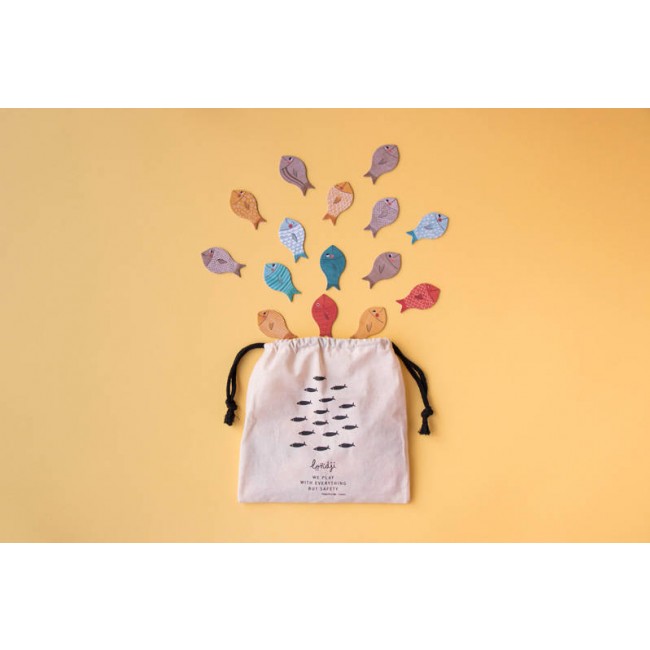 Układanka Londji - Wieloryb i rybki