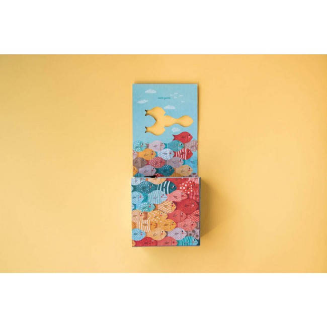 Układanka Londji - Wieloryb i rybki