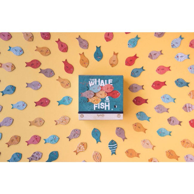 Układanka Londji - Wieloryb i rybki