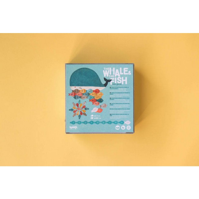 Układanka Londji - Wieloryb i rybki