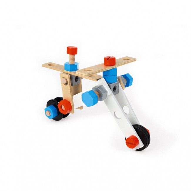 Zestaw konstruktora Janod Niebieski - 50 elementów