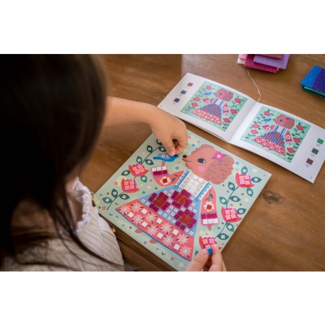 Zestaw artystyczny Djeco mozaika - Piękne zwierzątka