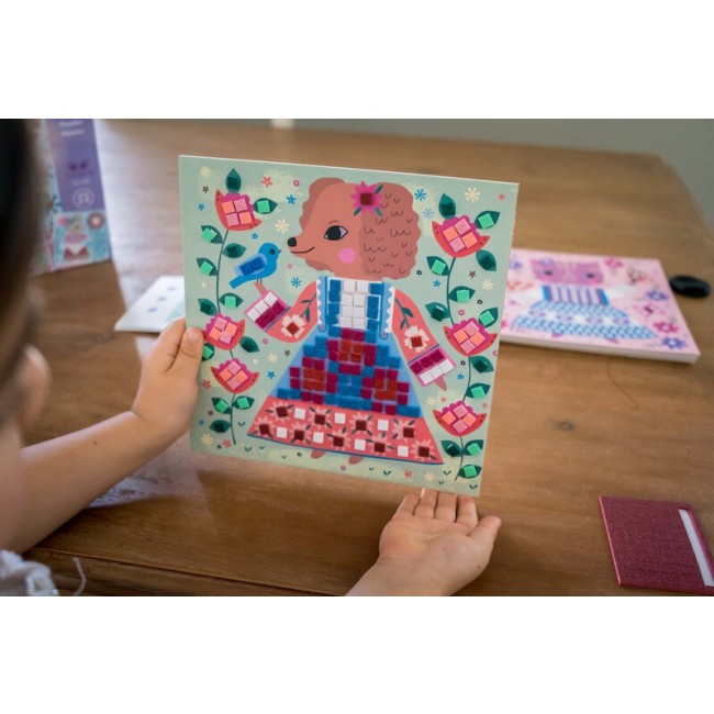 Zestaw artystyczny Djeco mozaika - Piękne zwierzątka