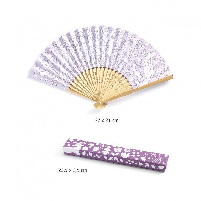 Zrób to sam wachlarz Djeco - Piękno Lasu