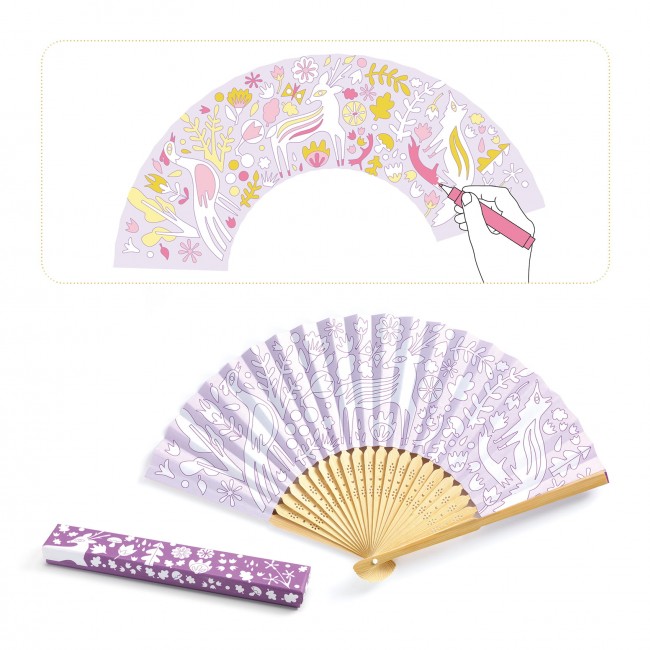 Zrób to sam wachlarz Djeco - Piękno Lasu