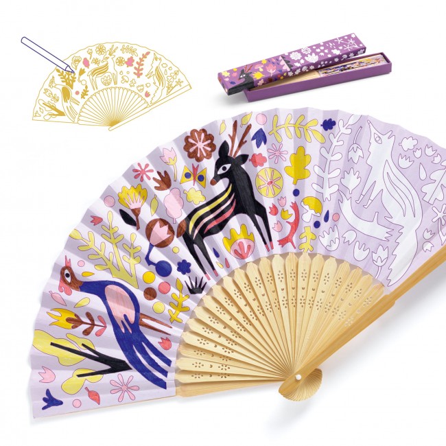 Zrób to sam wachlarz Djeco - Piękno Lasu