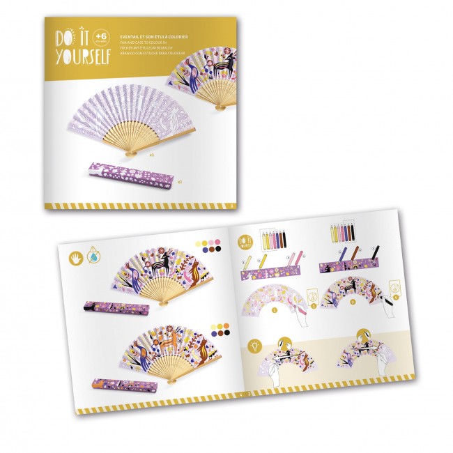 Zrób to sam wachlarz Djeco - Piękno Lasu