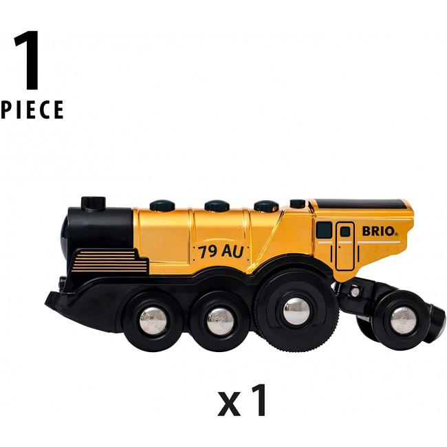 Złota Lokomotywa BRIO World - Mighty Gold