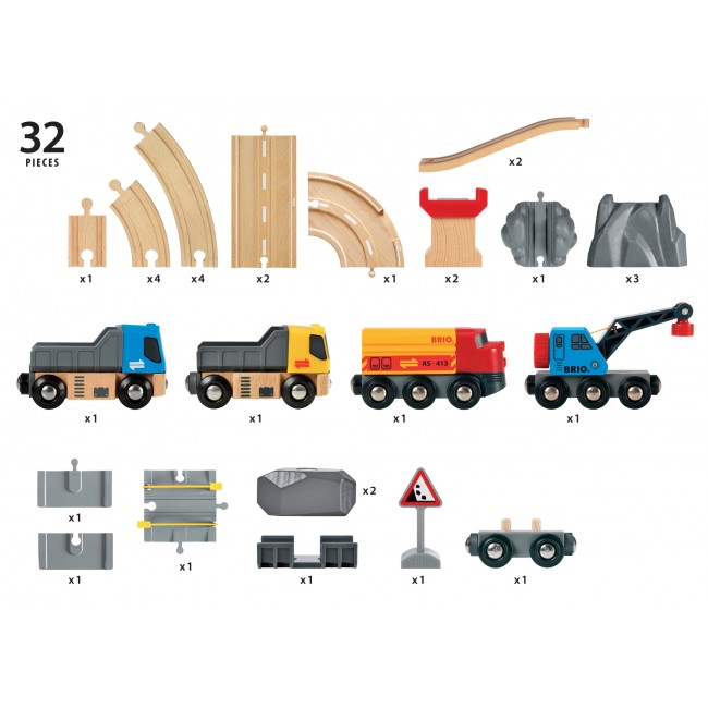 Zestaw Kolejowy Kamieniołom BRIO World