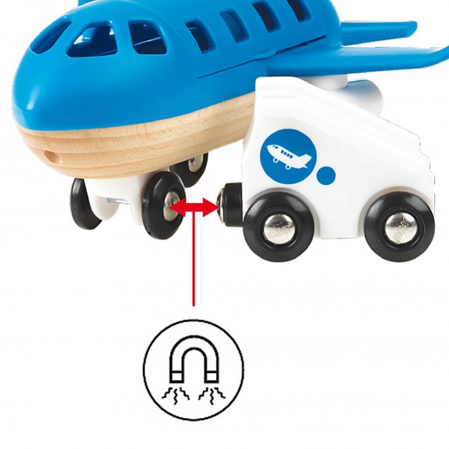 Drewniany Samolot Pasażerski BRIO World