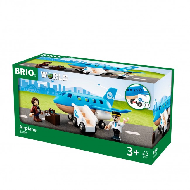Drewniany Samolot Pasażerski BRIO World