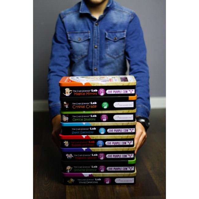 Zestaw do robienia eksperymentów The Purple Cow - Świecące w Ciemności