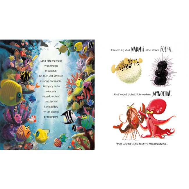 Książka "Wieloryb, który chciał więcej" wydawnictwo Zielona Sowa