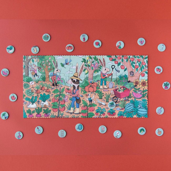 Puzzle 24 el. Londji - Ogród Króliczków