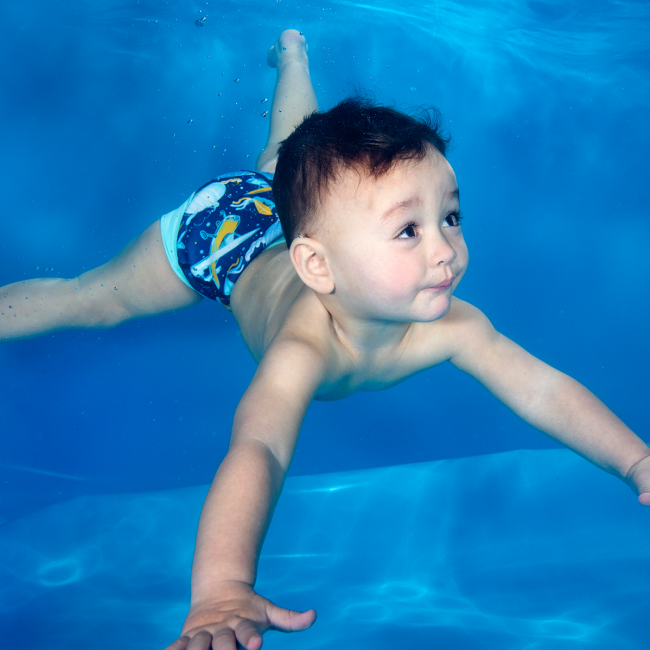 Pieluszka do pływania Happy Nappy DUO 12-24 msc Samoloty (XL)