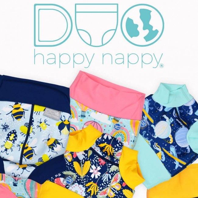 Pieluszka do pływania Happy Nappy DUO 24-36 msc Łąka (XXL)
