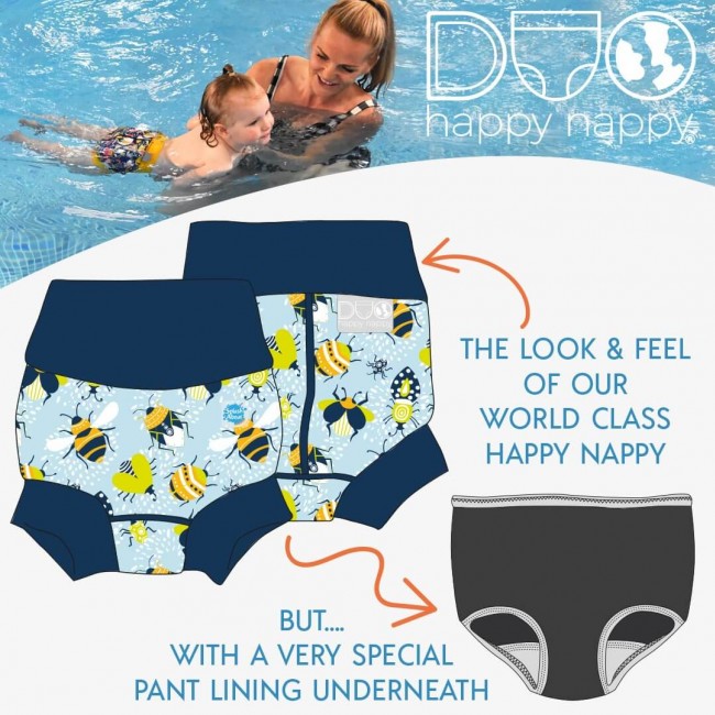 Pieluszka do pływania Happy Nappy DUO 24-36 msc Łąka (XXL)