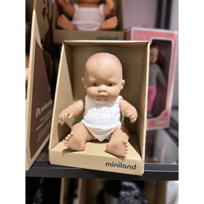 Lalka chłopiec Miniland Baby - Hiszpański 21cm