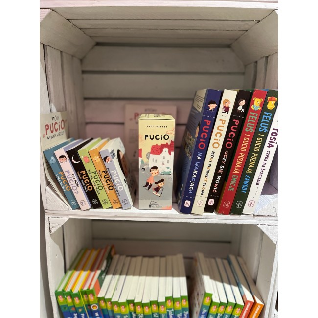 Książka "Pucio chce siusiu, czyli pożegnanie pieluszki" wydawnictwo Nasza Księgarnia