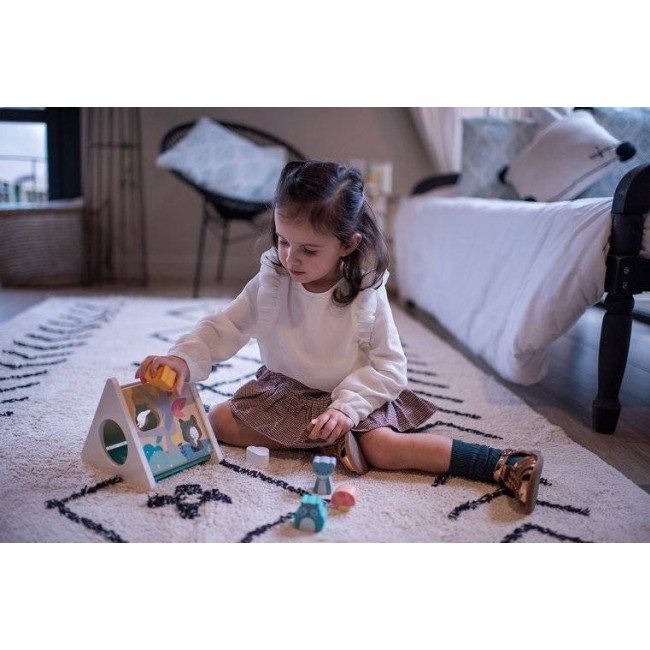 Trójkątny sorter kształtów Janod - Pure