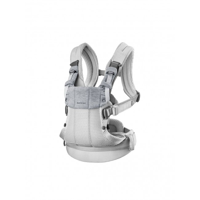 Nosidełko BABYBJORN Harmony 3D Mesh - Srebrny