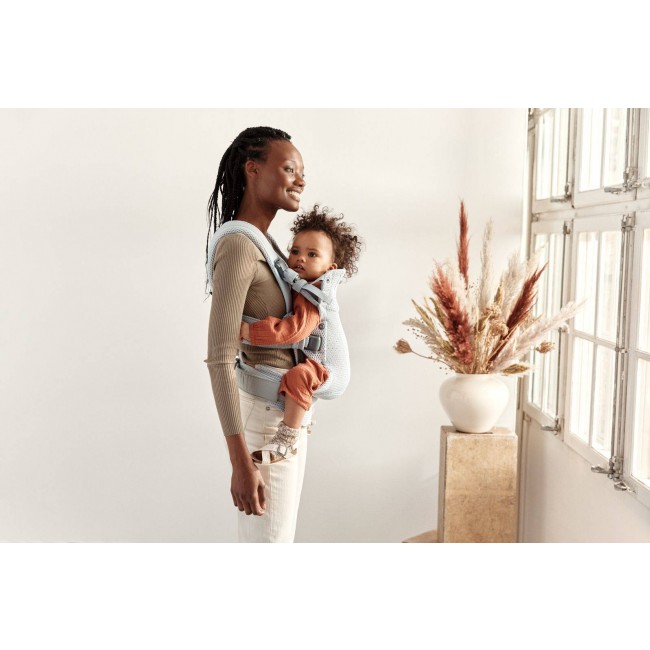 Nosidełko BABYBJORN Harmony 3D Mesh - Srebrny
