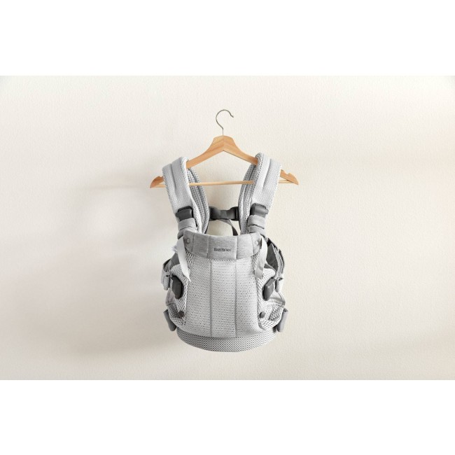 Nosidełko BABYBJORN Harmony 3D Mesh - Srebrny