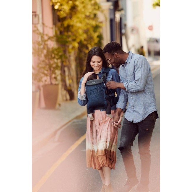 Nosidełko BABYBJORN Harmony 3D Mesh - Granatowy